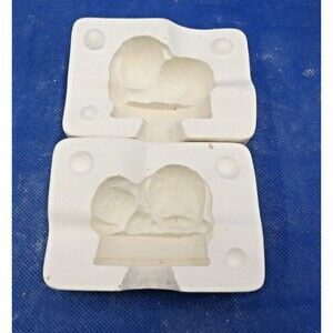 Duncan Vintage Minature Sleeping Puppy Slip Mold TM 9